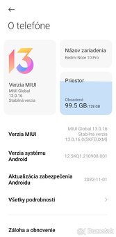 Xiaomi Redmi Note 10 Pro 8 GB / 128 GB - 8