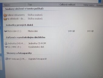 HP elitebook 2540p ,Intel® Core™ i7 ,4gb ram ,Windows XP - 8