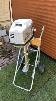 Predam zavesny lodny motor Honda 5 HP v dobrom stave štartuj - 8