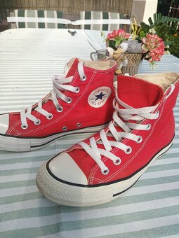 Predám dámske plátené tenisky converse - 8