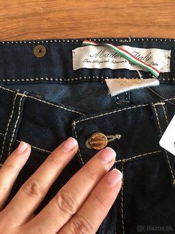 NOVÉ MET in jeans originál dámske rifle L - 8