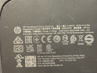 Dokovacia stanica - HP Thunderbolt Dock 120W G4 4J0A2AA - 8