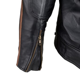 Dámska kožená moto bunda W-TEC Sheawen Lady Black, veľkosť X - 8