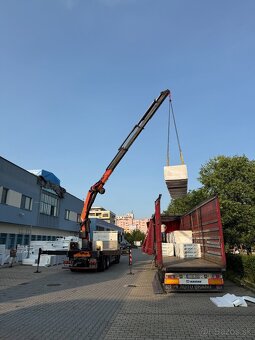 Autodoprava s hydraulickou rukou - dosah 25m - 8