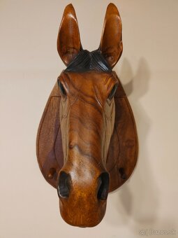 Drevený záves konskej hlavy - 8