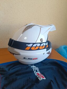 Predám LS2 MX433 prilbu s novými okuliarmi - 8