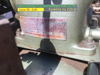 Unikátny FUJI kompresor 1970 Japan - 8