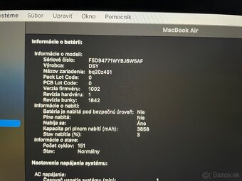 Apple MacBook Air 13” (2019) | 256 GB | Top stav - 8