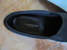 Vagabond čierne kožené slip on topánky 37 - 8