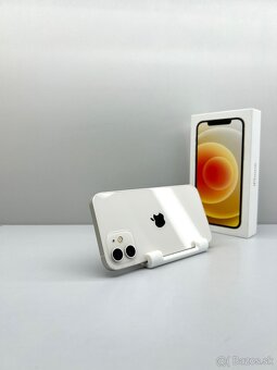 iPhone 12 WHITE TOP STAV NOVÁ BATÉRIA 100% - 8