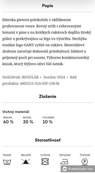 Dámska polokošeľa Gant, veľ. M/L - 8