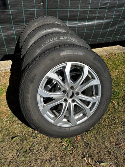 R 18 Audi, WV. original Alu 8Jx18H2 + zimné gumy 6,9mm dezé - 8
