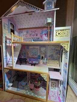 Veľký drevený barbie dom - 2 ks - 8