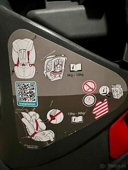 Predám autosedačku Britax Römer Evolva 1-2-3 Plus (9–36 kg) - 8