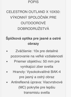 Predám binekulárny ďalekohľad - 8