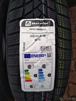 16" sada alu originál ŠKODA + zimné pneu. - 8