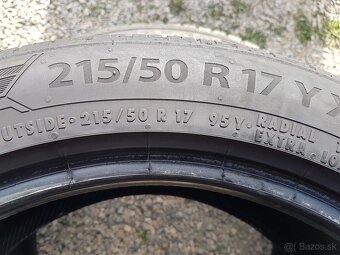 215/50 r17 letné pneumatiky 2ks Barum DOT2020 - 8