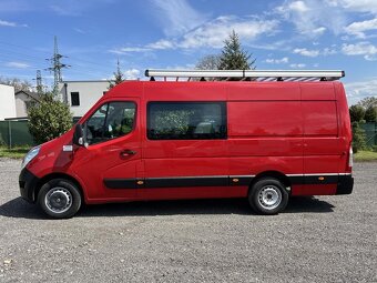 Prodám Opel Movano 2.3DCi,120 kw. MAXI. TOP stav. 5míst. - 8