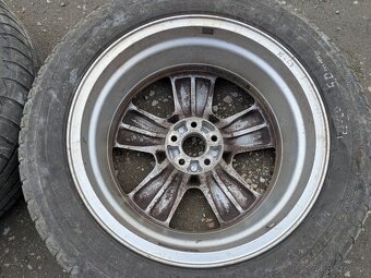 17" ALU kolesa Subaru 7Jx17 ET 48+pneu Bridgestone 215/55R1 - 8