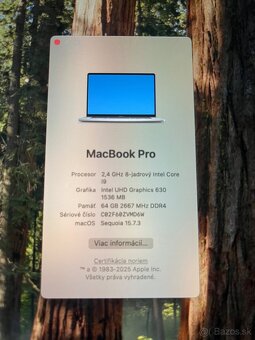 MacBook Pro 16inch 2019 / 64GB/2TB Super stav - 8