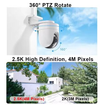 Otočná 360⁰ WiFi Kamera Xiaomi CW400 so Super 2.5K Obrazom - 8