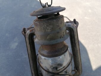 Predám starožitná petrolejová lampa - 8