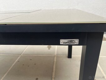 Balkónový stôl, záhradný oddychový stolík AMATIO - 8