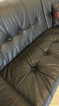 Kožená sedacia súprava + 2 kreslá – pravá koža - 8