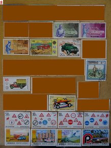 Nádherné poštové známky AUTÁ - 8