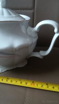 Porcelánové čajníky 2ks, misa polievková - 8