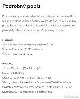 Kono čierna vodeodolná ľadvinka - 8