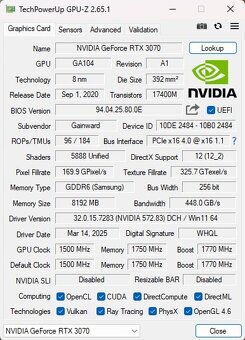 GAINWARD GeForce RTX 3070 Phoenix 8GB - 8
