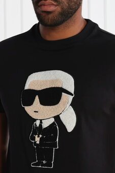 Tričko Karl Lagerfeld s vyšívaným vzorom - 8