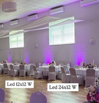 LED PAR 24x12w RGBW - dekoračné svetlá - 8