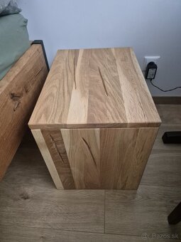Nocné dubove stoliky 2x - 8