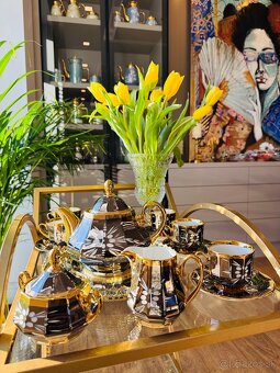 ArtDeco porcelánová súprava Valaská Belá Krištáľ - 8