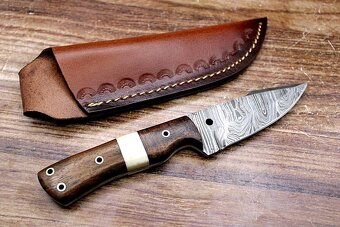 Damaskový lovecky nôž.1375/56 - 8