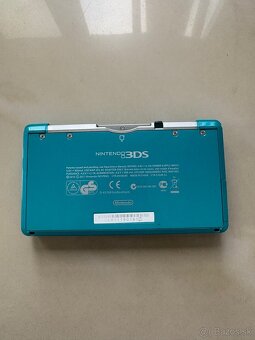 Nintendo 3DS Aqua Blue + 2 Hry - 8