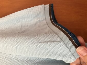HUGO BOSS originál azurove pánske polotricko L/XL - 8