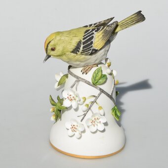 predané Veľké porcelánové zvončeky - Vtáčiky - 8