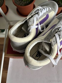 Vans Old Skool 43 fialové sivé nové - 8