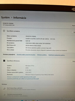 PREDÁM - Stolný počítač s monitorom + klávesnica a myš - 8