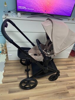 Cybex priam 4.0 matt black + poťah cozy beige - 8