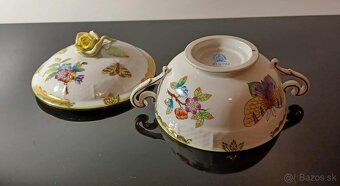 Nádherná porcelánová miska , dóza HEREND top stav. - 8