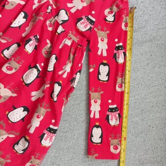 Vianočné šaty + tričko , velk.110 - 8