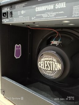 FENDER CHAMPION 50XL COMBO-Celestion G12-50w - 8