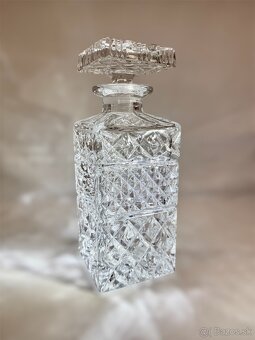 Bohemia Crystal Karafa + poháre NOVÉ (len vystavené) - 8
