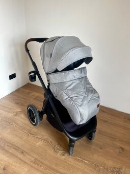 Kinderkraft Everyday 2v1 light grey s príslušenstvom - 8