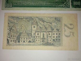 BANKOVKY 100+25 KČS 1961, VZÁCNÉ SÉRIE, PĚKNÉ STAVY - 8