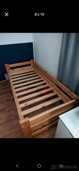 Detská posteľ z masívu bez matrace - 8